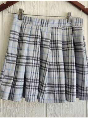 Just Polly Plaid Pleeded Skirt